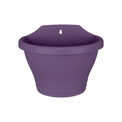 Elho-corsica-wall-basket-25cm-grape-purple
