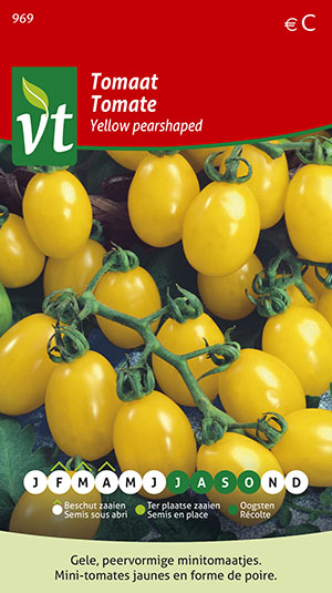 tomaat gele peervormige mini-tomaatjes (Yellow pearshaped)