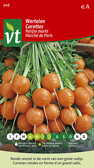 wortelen zoete ronde (Parijse markt)