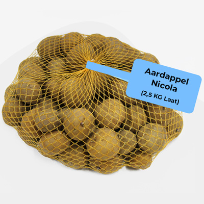 plant poot aardappelen (Aardappel-Nicola-2.5-KG-Laat)